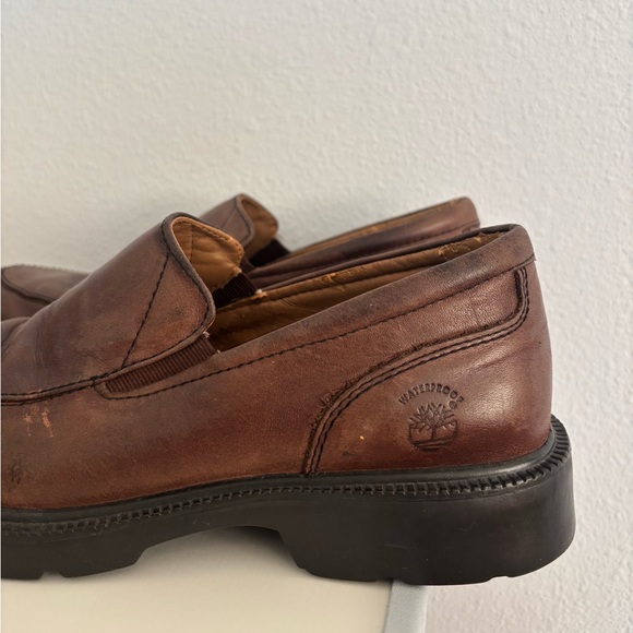 TIMBERLAND SMART COMFORT LEATHER SLIP ON PLATFORM CLOGS SZ 8 - Picture 2 of 7